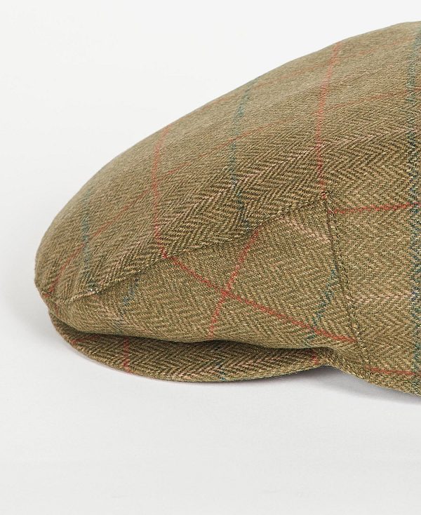 Barbour Moorhen Waterproof Cap Olive/Brown | BABO89026