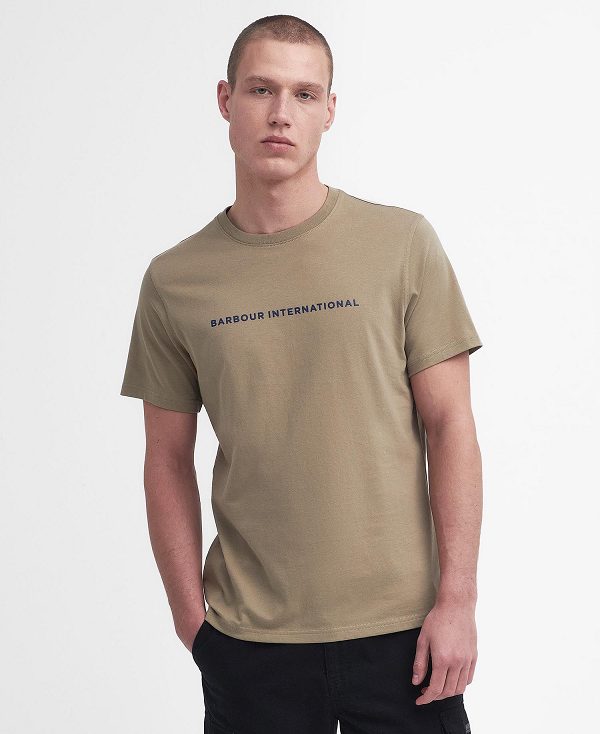 Barbour Motored T-shirt Coriander | BABO88329