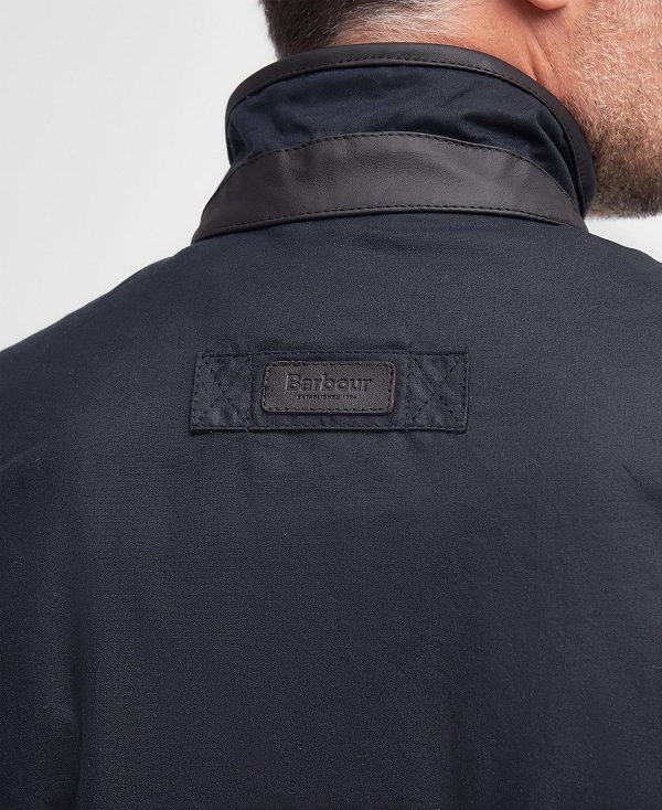 Barbour Mowden Waxed Jacket Classic Navy | BABO87207