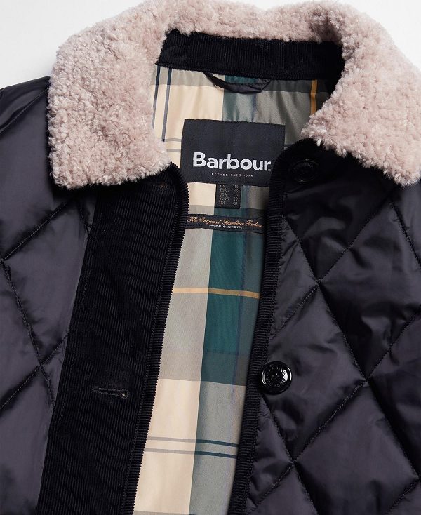 Barbour Mulgrave Quilted Jacket Black/Ancient | BABO89289