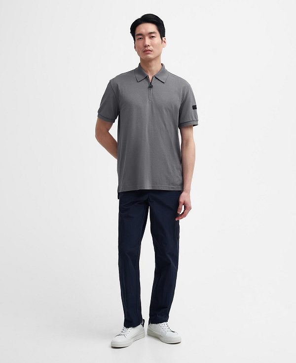 Barbour Nara Pique Polo Shirt Gargoyle | BABO88077