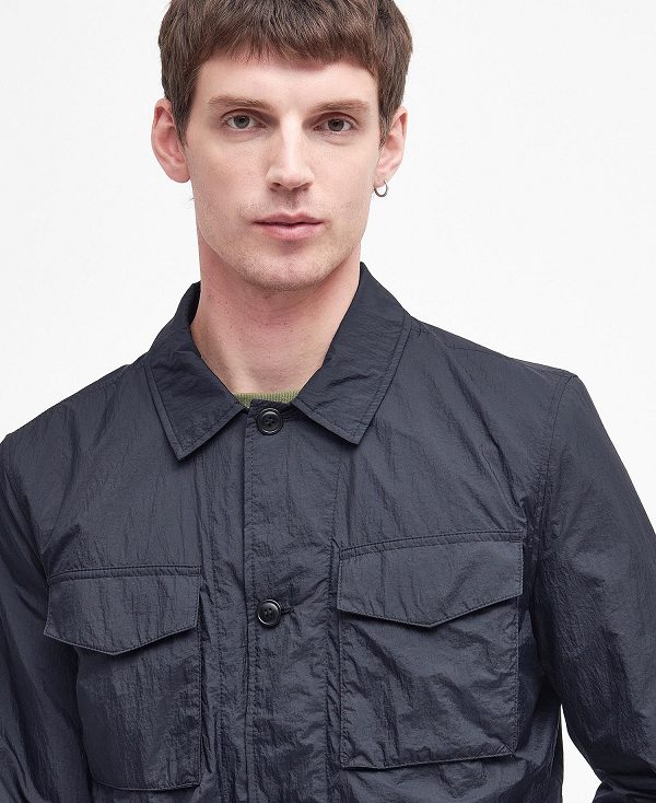 Barbour Neale Overshirt Classic Navy | BABO87472