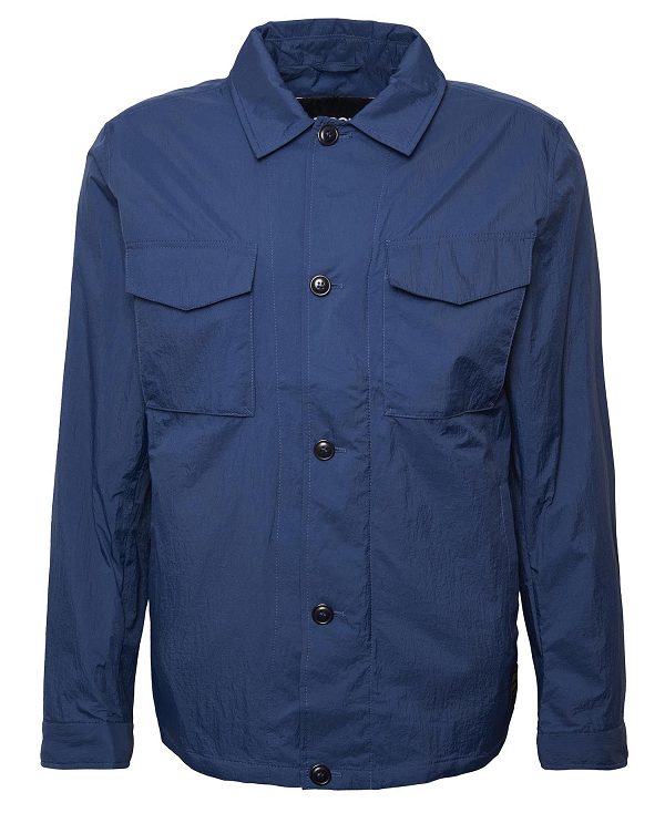 Barbour Neale Overshirt Navy | BABO87471