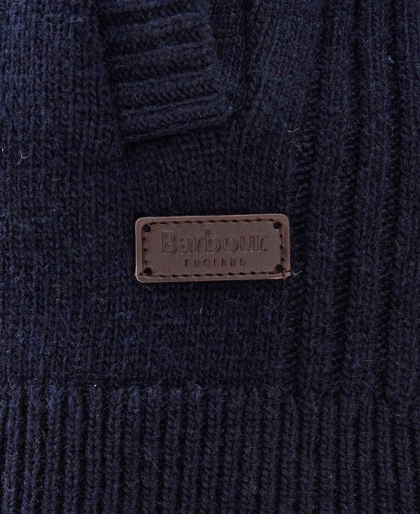 Barbour Nelson Essential Full-zip Jumper Classic Navy | BABO88583