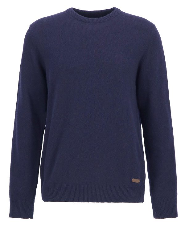 Barbour Nelson Essential Sweatshirt Navy | BABO88523