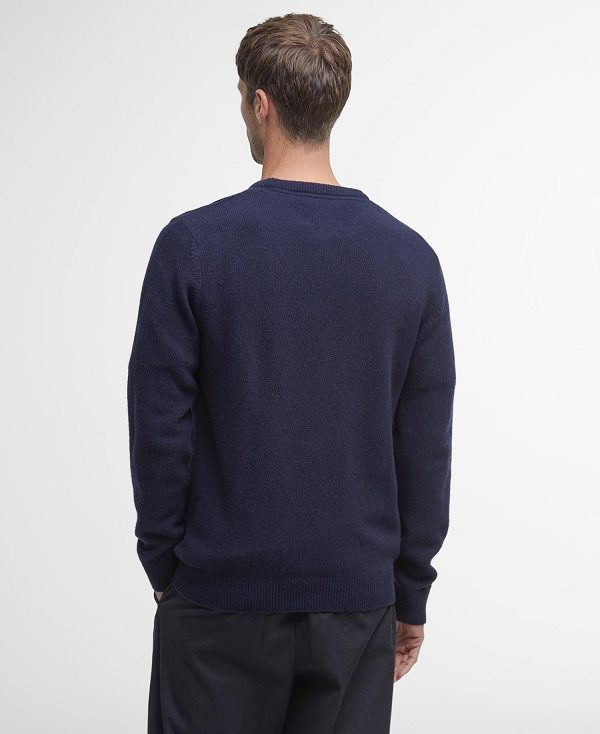 Barbour Nelson Essential Sweatshirt Navy | BABO88523