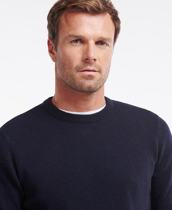 Barbour Nelson Essential Sweatshirt Navy | BABO88523