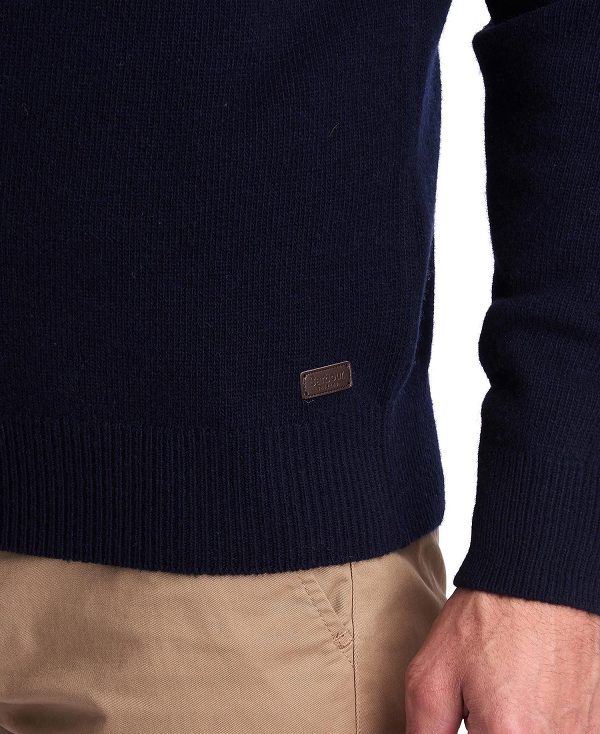 Barbour Nelson Essential Sweatshirt Navy | BABO88523