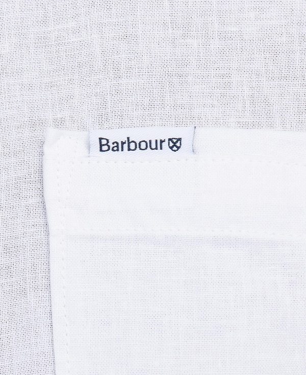 Barbour Nelson Tailored Long-sleeved Shirt White | BABO87628