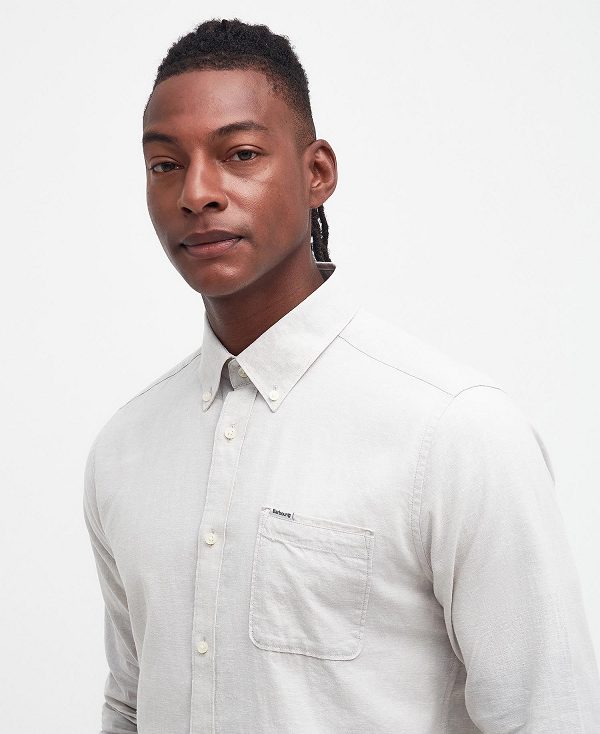 Barbour Nelson Tailored Shirt Blue | BABO87745