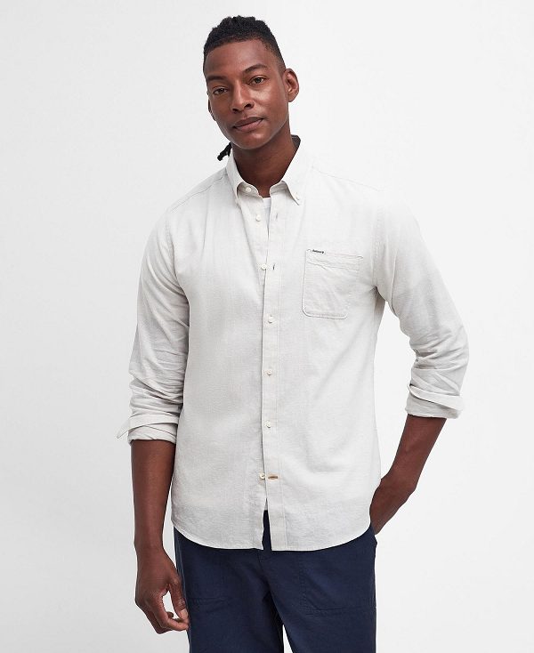 Barbour Nelson Tailored Shirt Blue | BABO87745