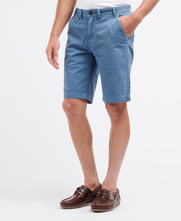 Barbour Neuston Twill Short Force Blue | BABO88744