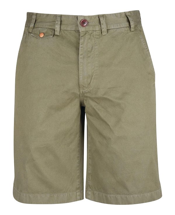 Barbour Neuston Twill Short Ivy Green | BABO88740