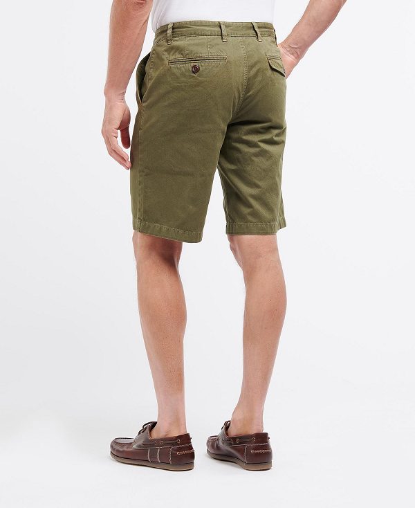 Barbour Neuston Twill Short Ivy Green | BABO88740