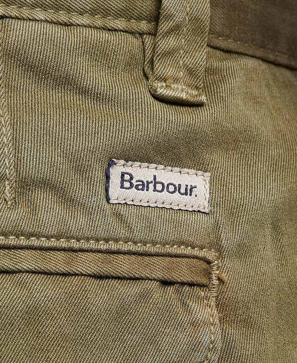 Barbour Neuston Twill Short Ivy Green | BABO88740