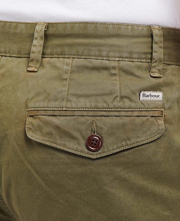 Barbour Neuston Twill Short Ivy Green | BABO88740