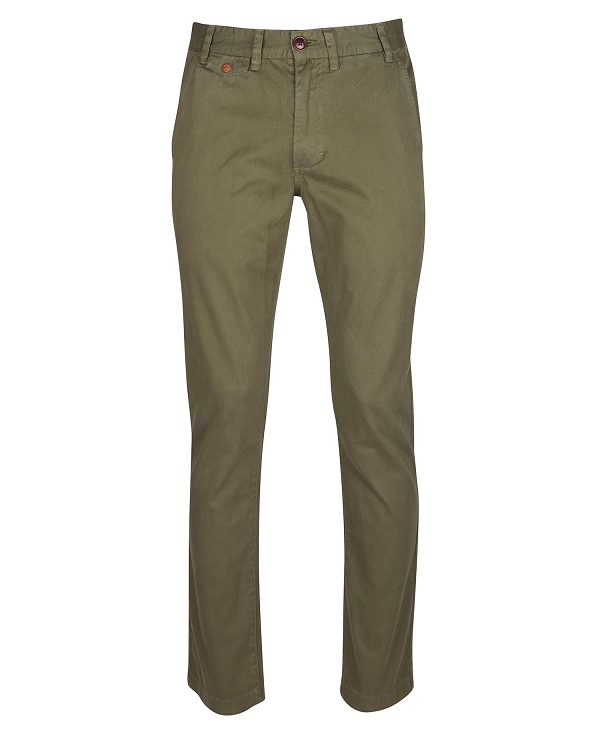 Barbour Neuston Twill Trousers Ivy Green | BABO88752