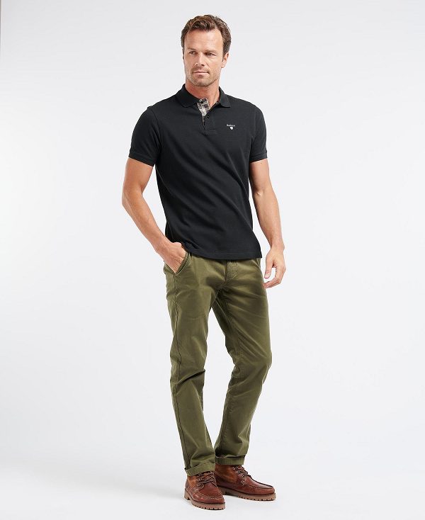 Barbour Neuston Twill Trousers Ivy Green | BABO88752