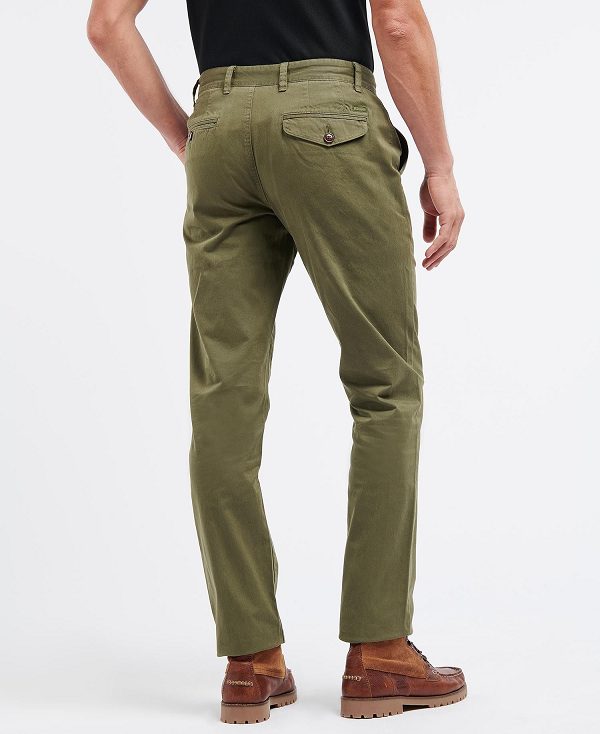 Barbour Neuston Twill Trousers Ivy Green | BABO88752