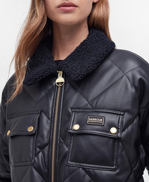 Barbour Neutron Quilted Jacket Classic Black | BABO89275