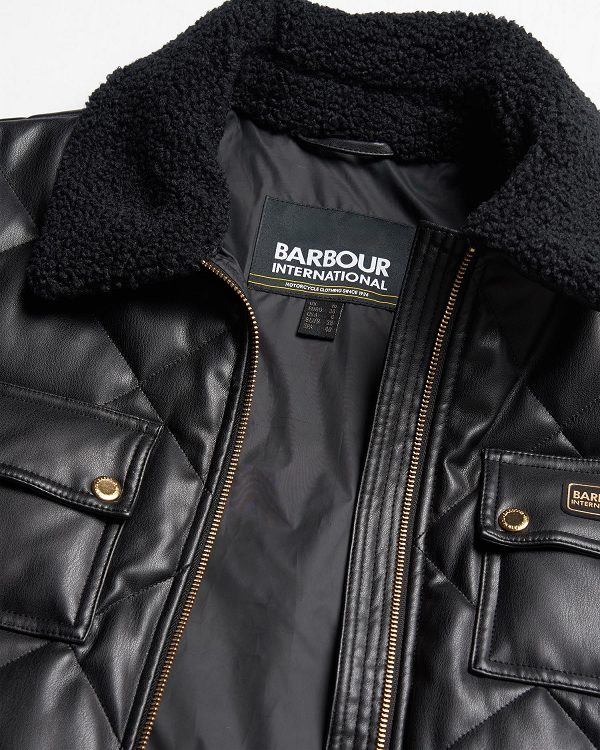 Barbour Neutron Quilted Jacket Classic Black | BABO89275