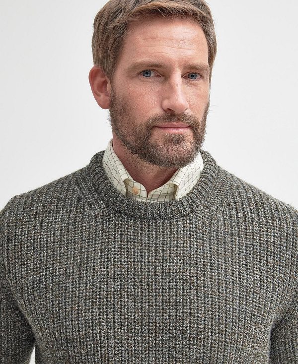 Barbour New Tyne Jumper Derby Tweed | BABO88552