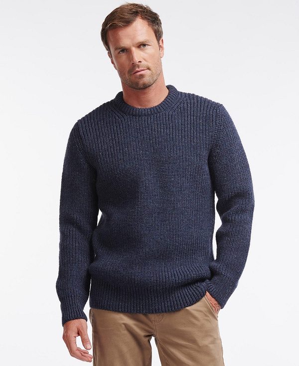 Barbour New Tyne Jumper Navy | BABO88553