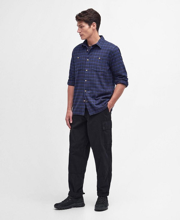 Barbour Newhaven Tailored Shirt Black | BABO87675