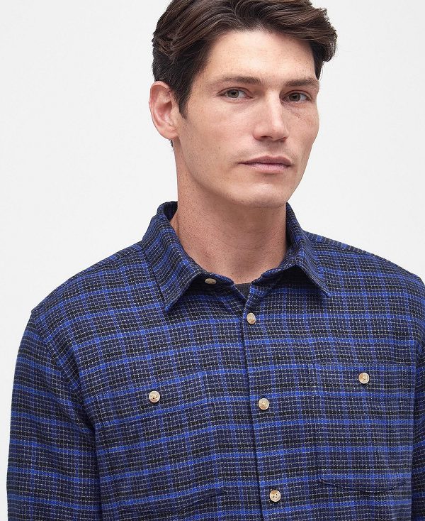 Barbour Newhaven Tailored Shirt Black | BABO87675