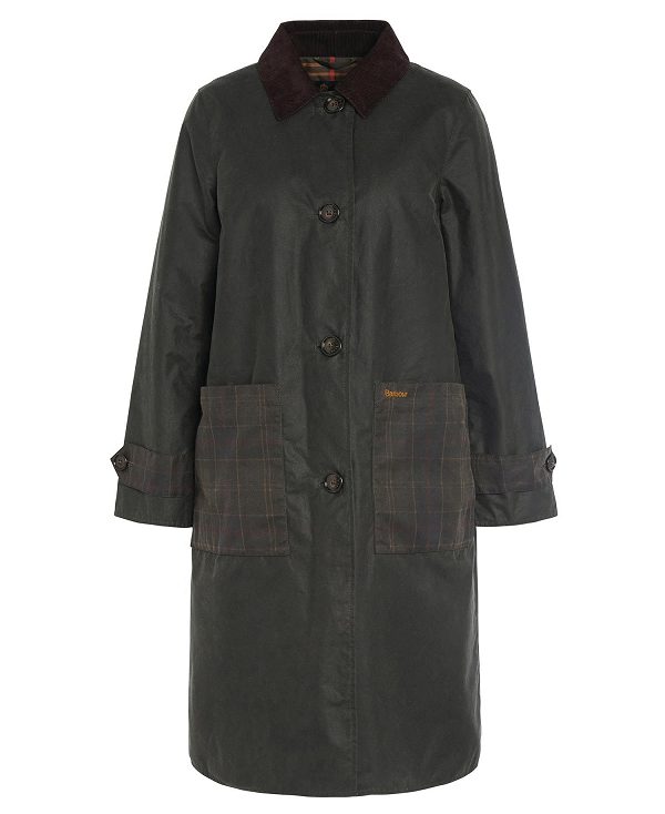 Barbour Newholm Waxed Jacket Sage/Classic | BABO89191