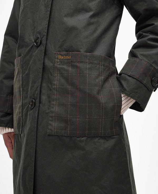 Barbour Newholm Waxed Jacket Sage/Classic | BABO89191