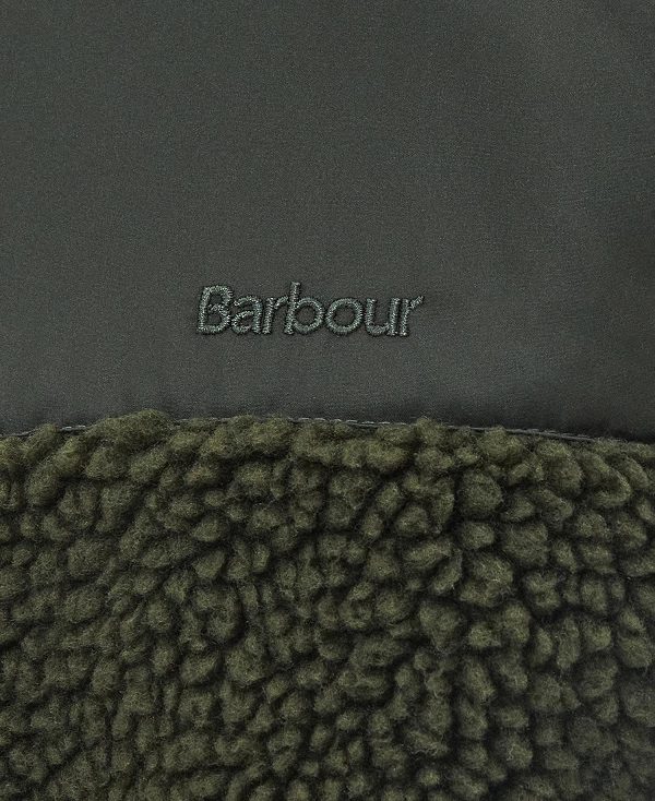 Barbour Newlan Fleece Gilet Green | BABO88706