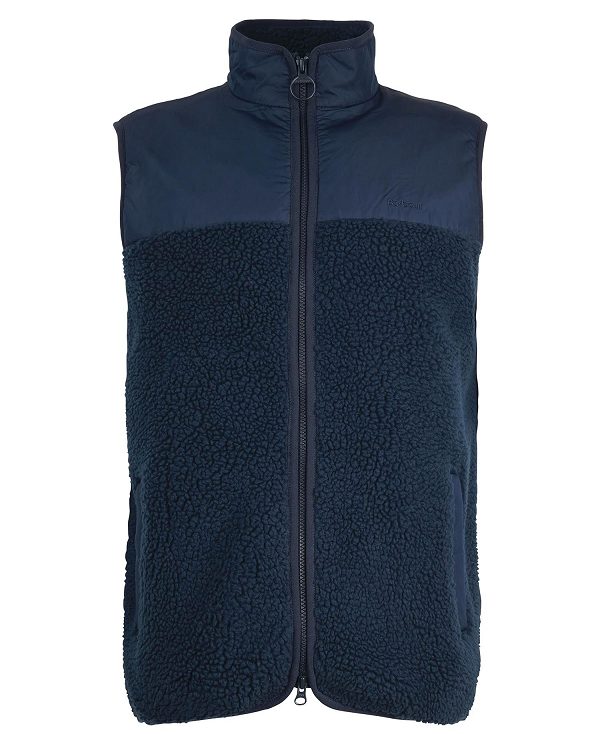 Barbour Newlan Fleece Gilet Navy | BABO88727