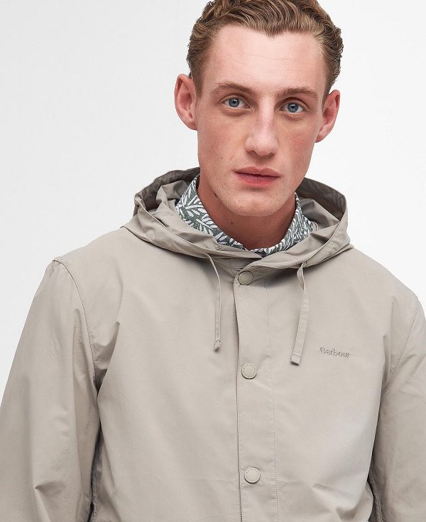 Barbour Newland Showerproof Jacket Concrete | BABO87444