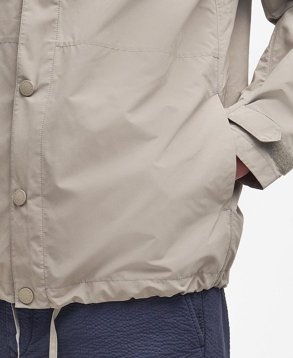 Barbour Newland Showerproof Jacket Concrete | BABO87444