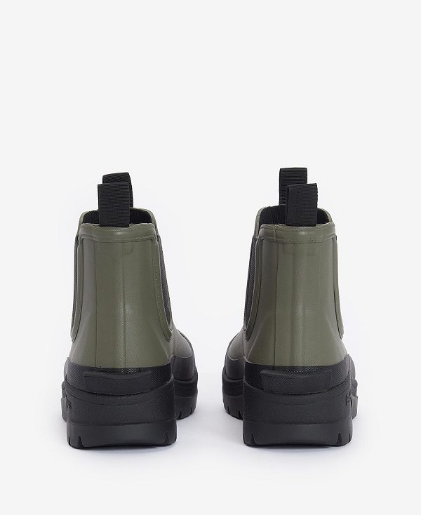 Barbour Nimbus Ankle Wellingtons Olive/Black | BABO89935