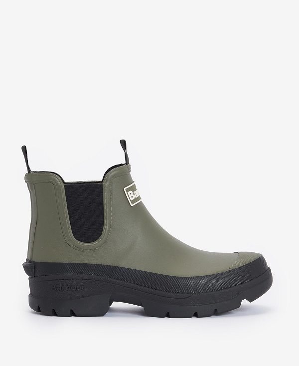 Barbour Nimbus Ankle Wellingtons Olive/Black | BABO89935