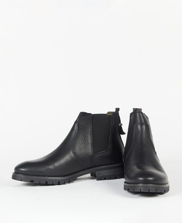 Barbour Nina Chelsea Boots Black | BABO89858