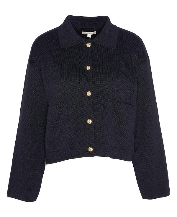 Barbour Noelle Cardigan Classic Black | BABO89749