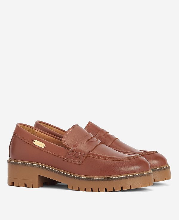 Barbour Norma Loafers Tan | BABO89907