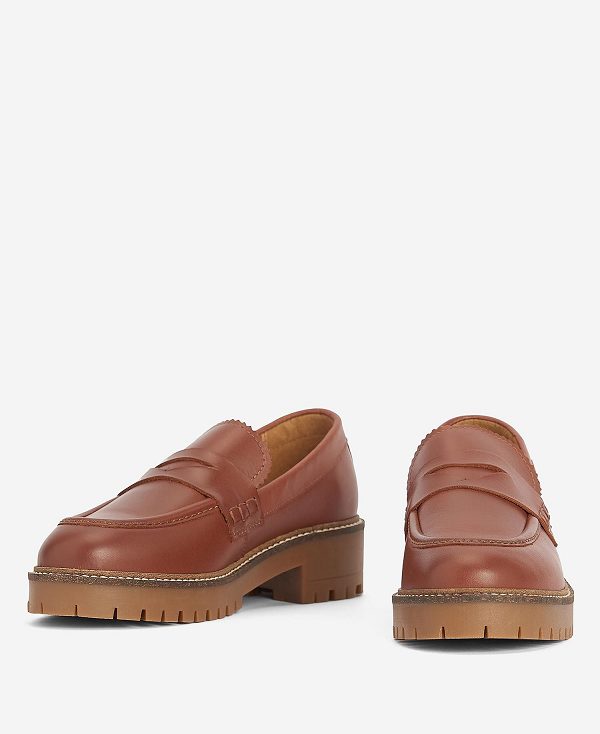 Barbour Norma Loafers Tan | BABO89907