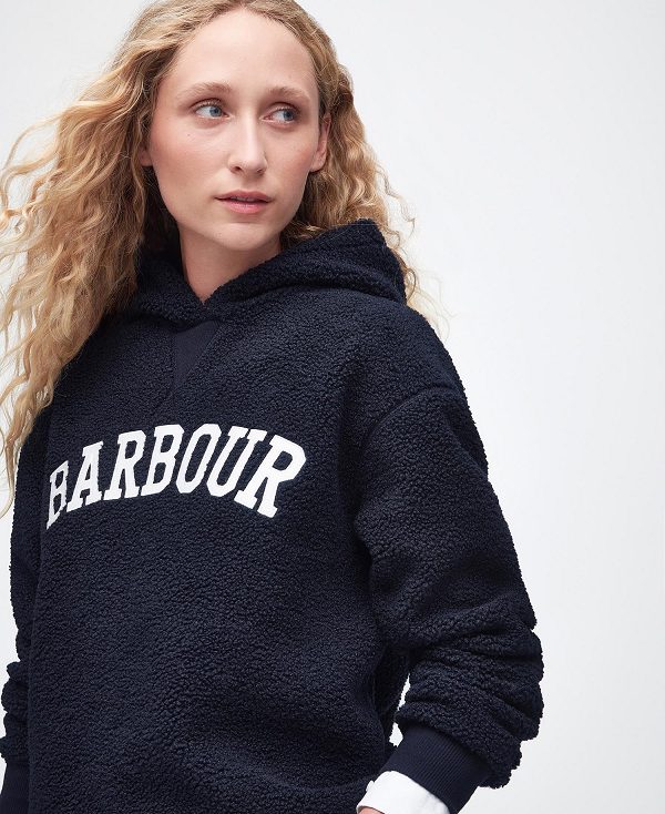 Barbour Northumberland Fleece Hoodie Classic Navy | BABO89790