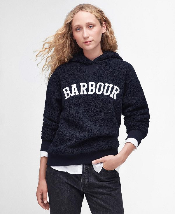 Barbour Northumberland Fleece Hoodie Classic Navy | BABO89790