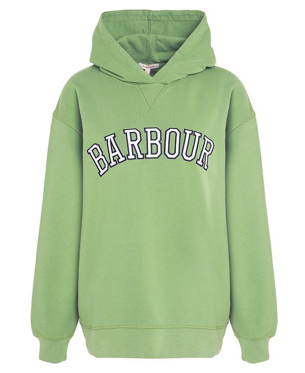 Barbour Northumberland Hoodie Green | BABO89794