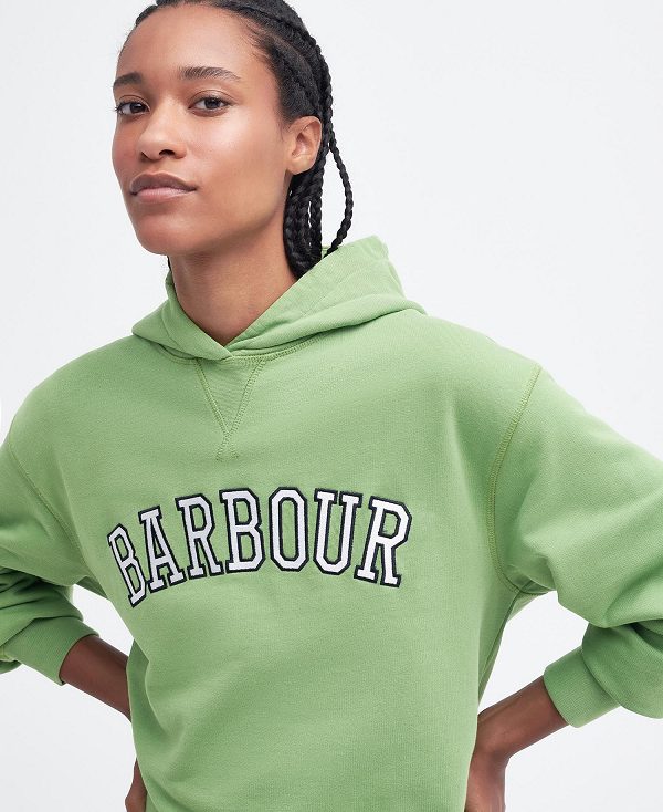 Barbour Northumberland Hoodie Green | BABO89794