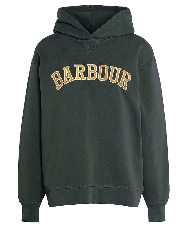 Barbour Northumberland Hoodie Nephrite Green | BABO89787