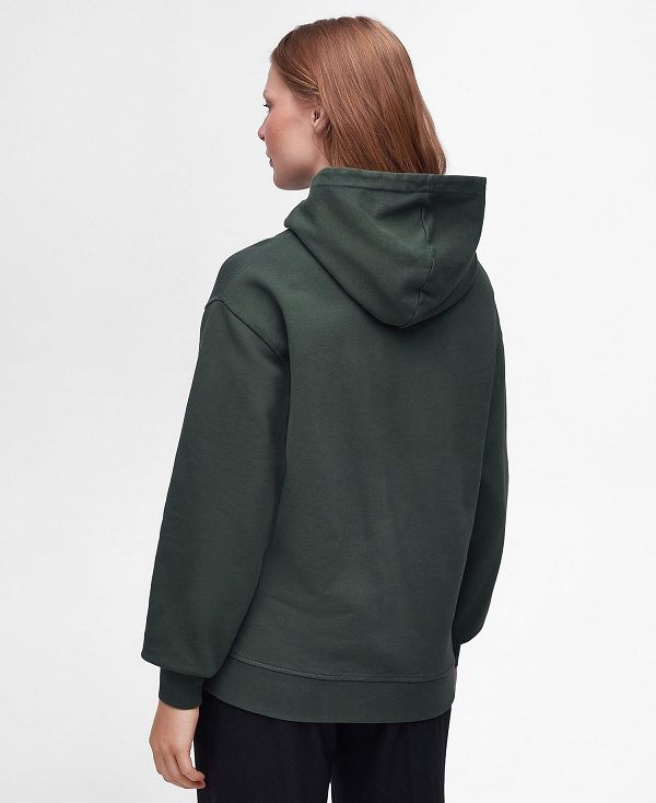 Barbour Northumberland Hoodie Nephrite Green | BABO89787