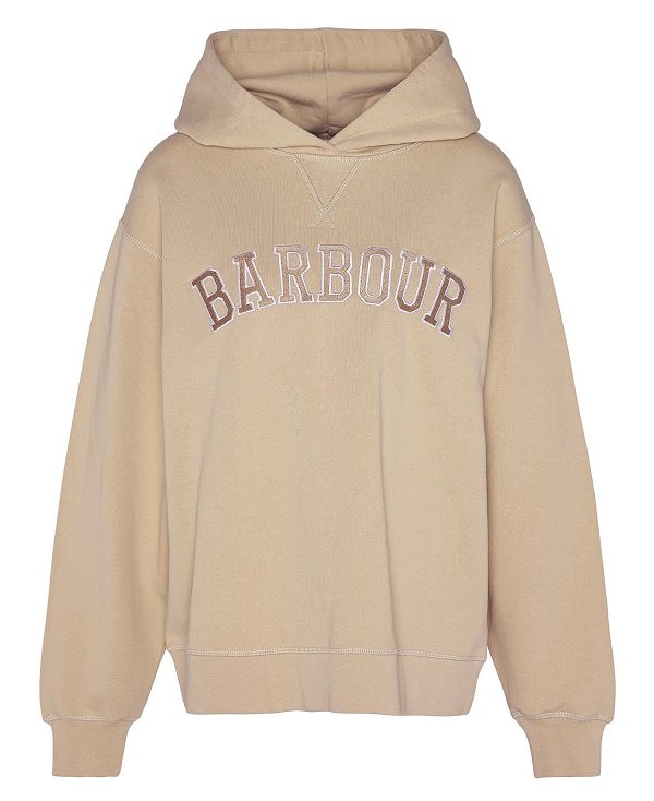 Barbour Northumberland Hoodie White Pepper | BABO89809