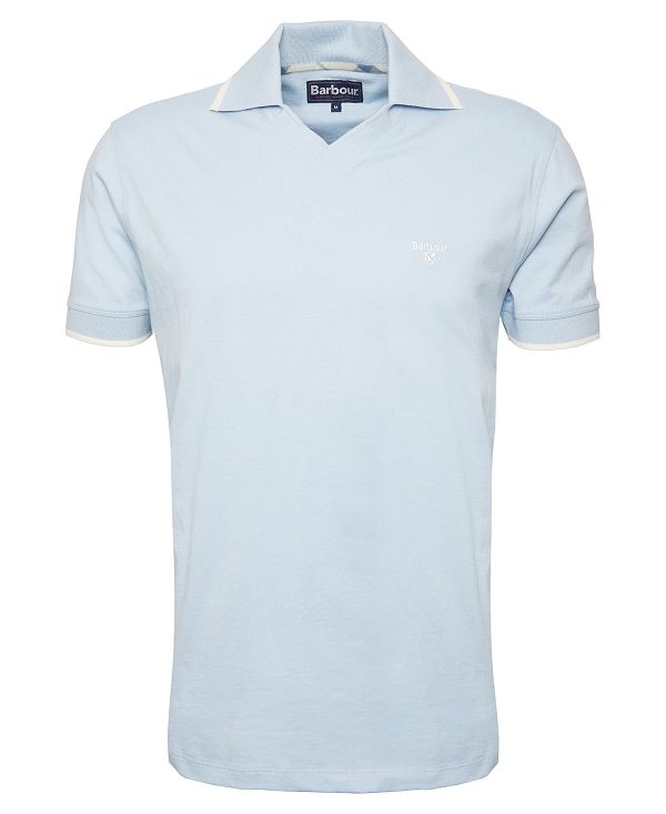 Barbour Northwood Polo Shirt Niagara Mist | BABO88208