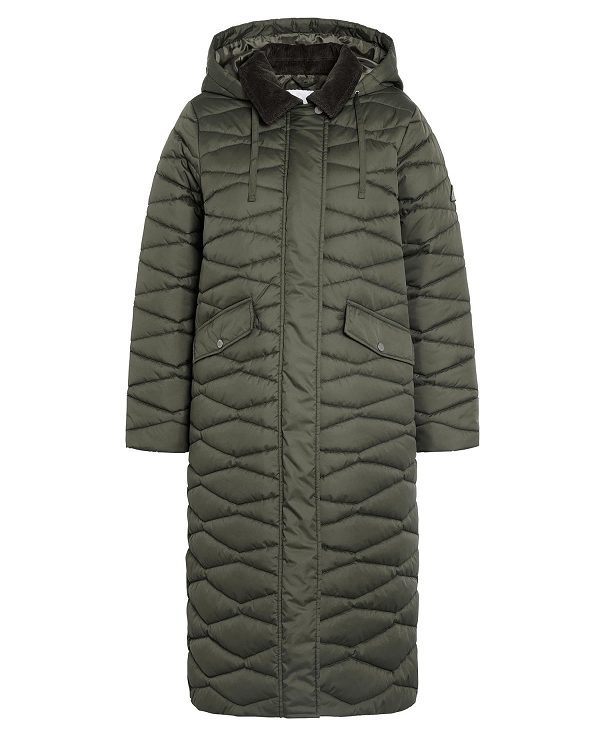 Barbour Oakfield Quilted Jacket Olive | BABO89281